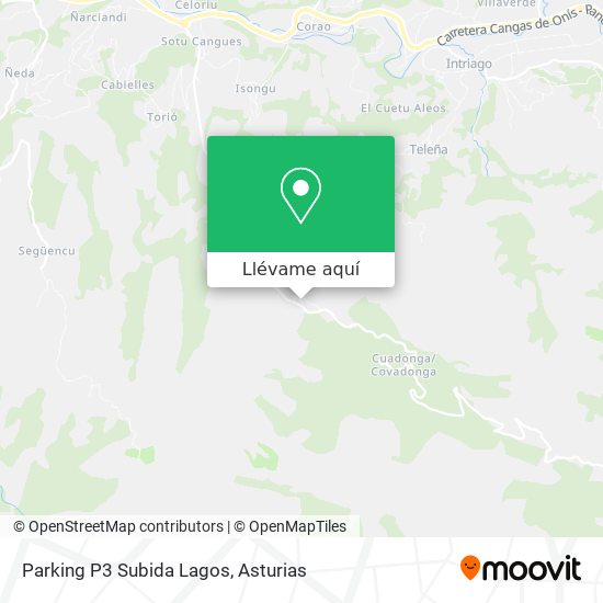 Mapa Parking P3 Subida Lagos