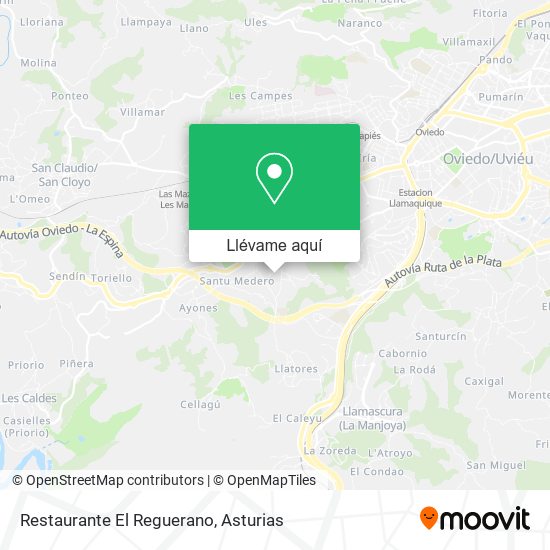 Mapa Restaurante El Reguerano