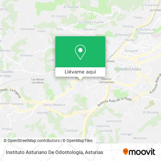 Mapa Instituto Asturiano De Odontología
