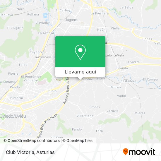 Mapa Club Victoria