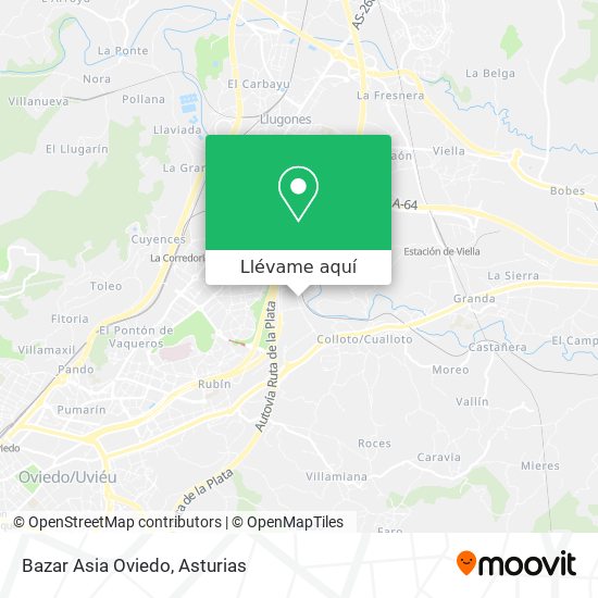 Mapa Bazar Asia Oviedo