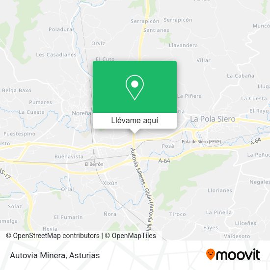 Mapa Autovia Minera