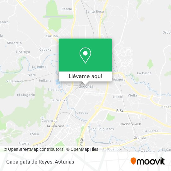 Mapa Cabalgata de Reyes