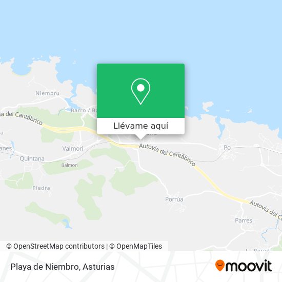 Mapa Playa de Niembro