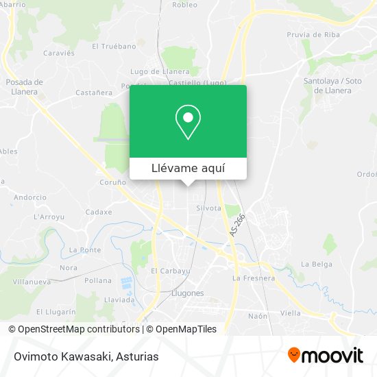 Mapa Ovimoto Kawasaki