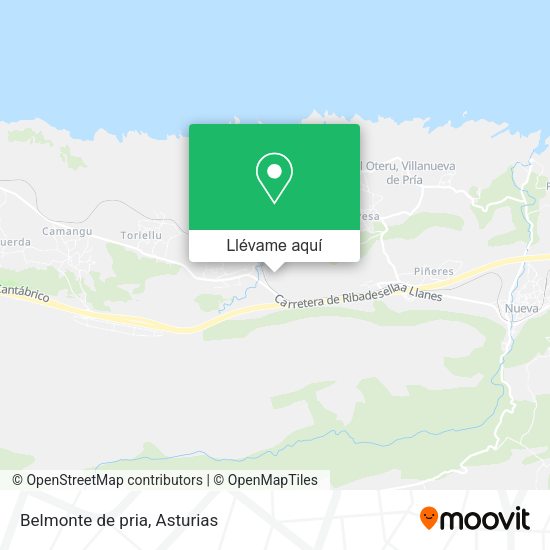 Mapa Belmonte de pria