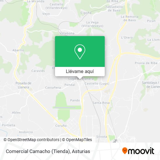 Mapa Comercial Camacho (Tienda)