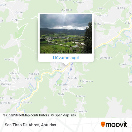 Mapa San Tirso De Abres