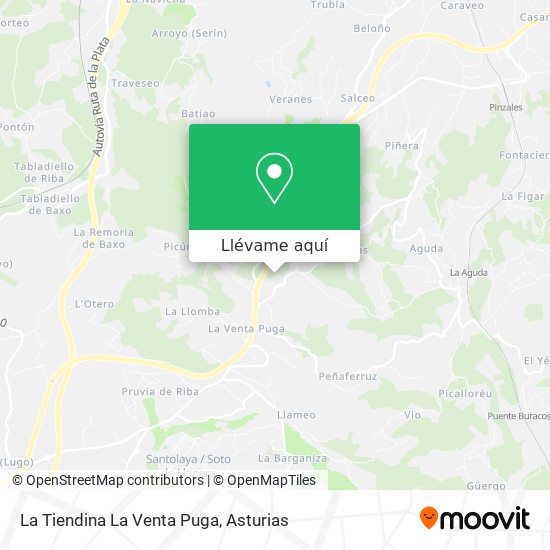 Mapa La Tiendina La Venta Puga