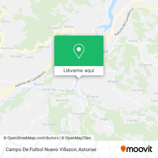 Mapa Campo De Futbol Nuevo Villazon