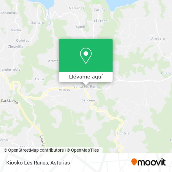 Mapa Kiosko Les Ranes