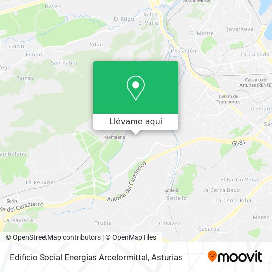 Mapa Edificio Social Energias Arcelormittal