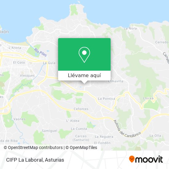 Mapa CIFP La Laboral
