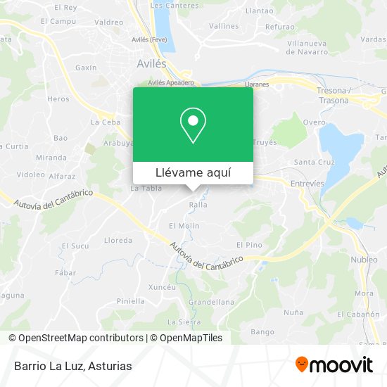 Mapa Barrio La Luz