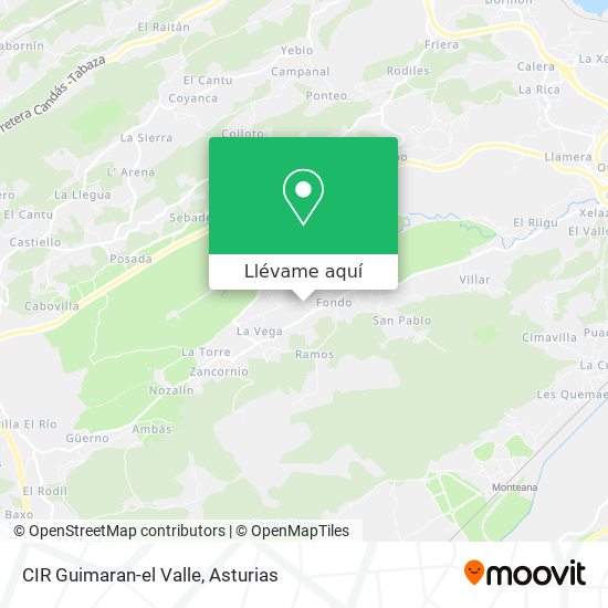 Mapa CIR Guimaran-el Valle
