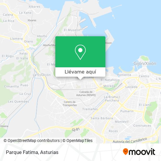 Mapa Parque Fatima