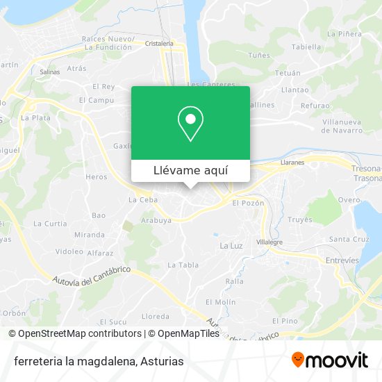 Mapa ferreteria la magdalena