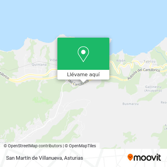 Mapa San Martín de Villanueva