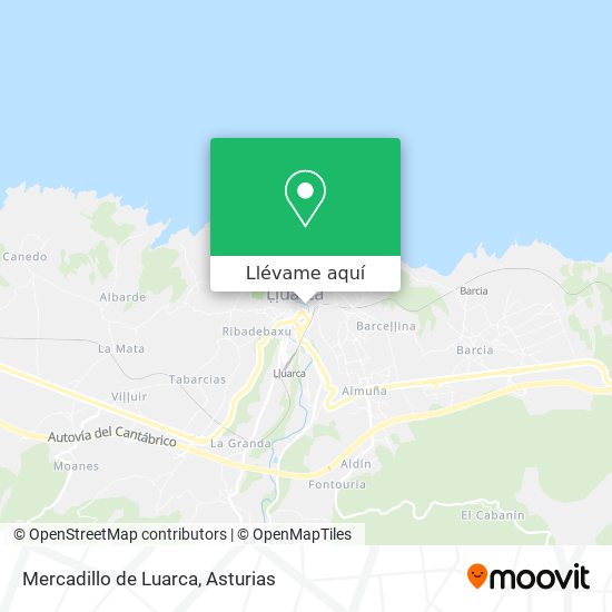 Mapa Mercadillo de Luarca