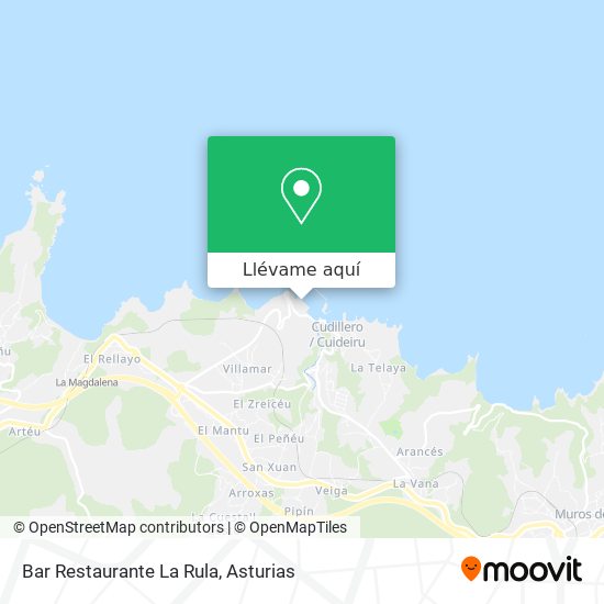 Mapa Bar Restaurante La Rula
