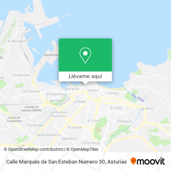 Mapa Calle Marqués de San Esteban Numero 30
