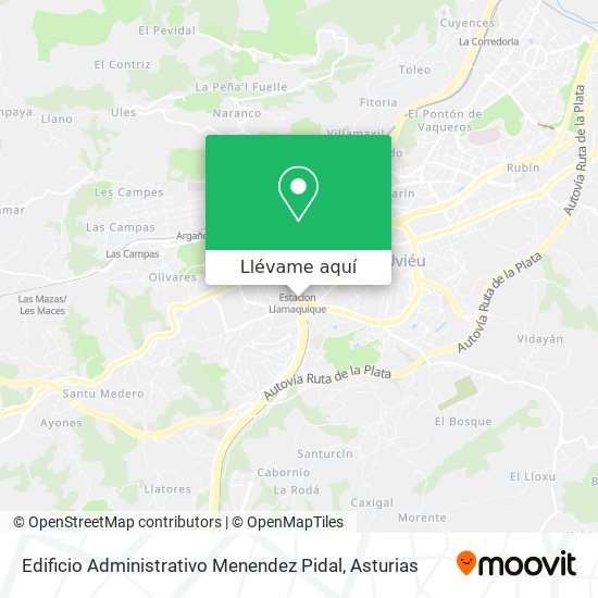 Mapa Edificio Administrativo Menendez Pidal