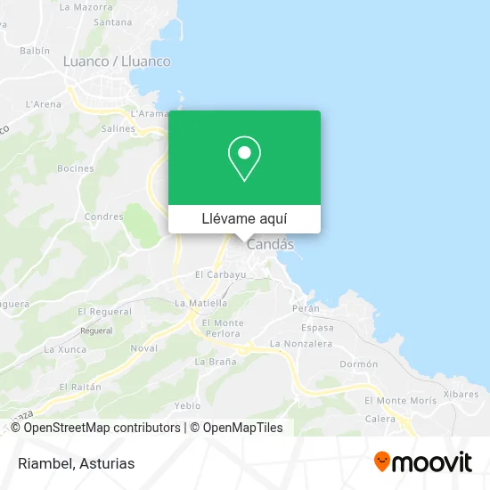 Mapa Riambel