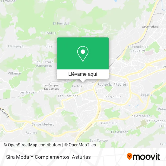 Mapa Sira Moda Y Complementos