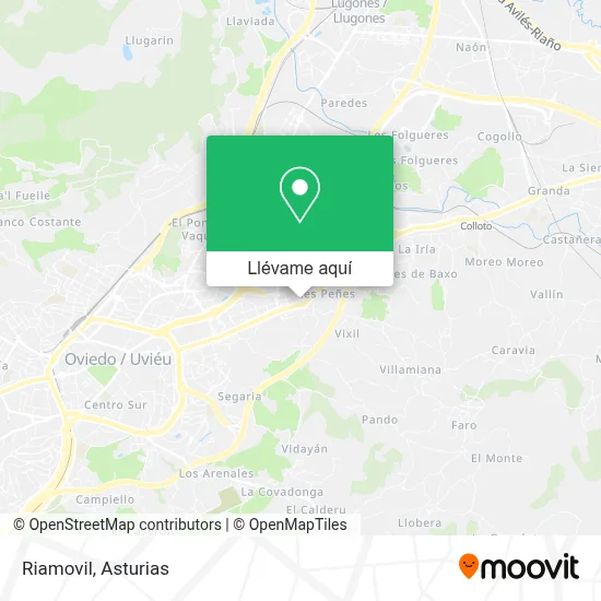 Mapa Riamovil