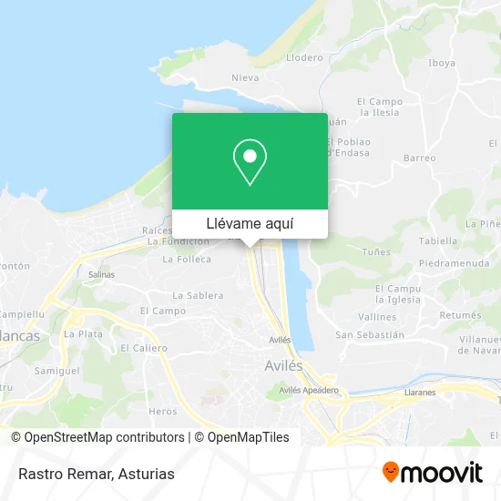 Mapa Rastro Remar