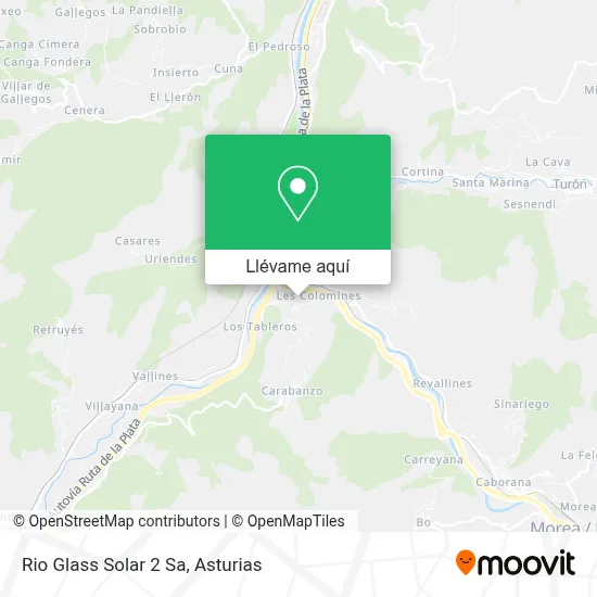 Mapa Rio Glass Solar 2 Sa