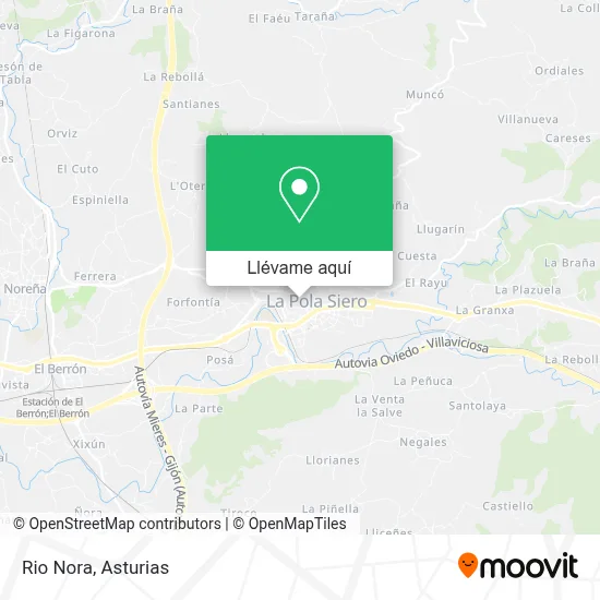 Mapa Rio Nora