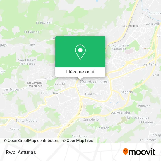 Mapa Rwb