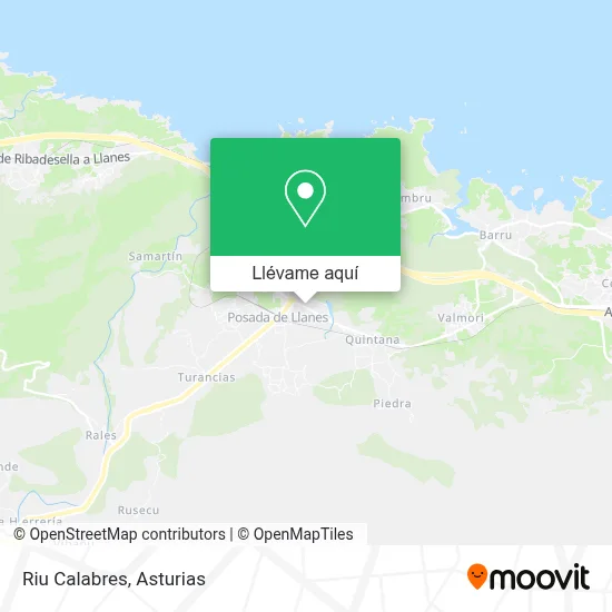Mapa Riu Calabres