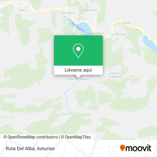 Mapa Ruta Del Alba