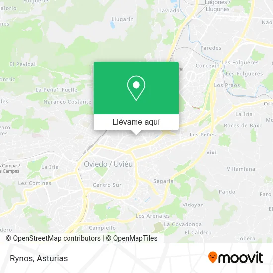 Mapa Rynos