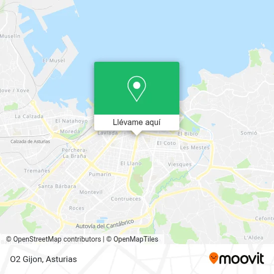Mapa O2 Gijon