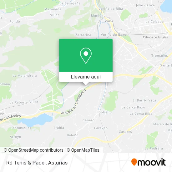 Mapa Rd Tenis & Padel