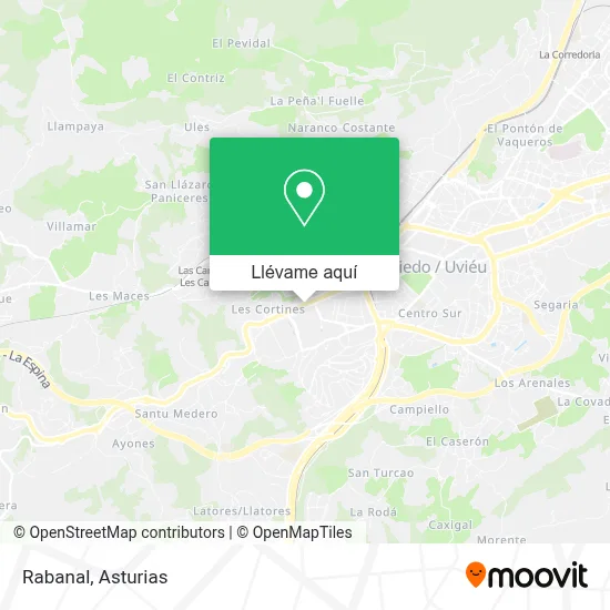 Mapa Rabanal
