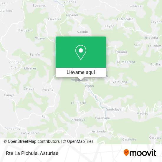 Mapa Rte La Pichula