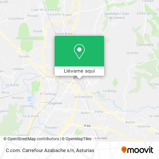 Mapa C.com. Carrefour Azabache s/n