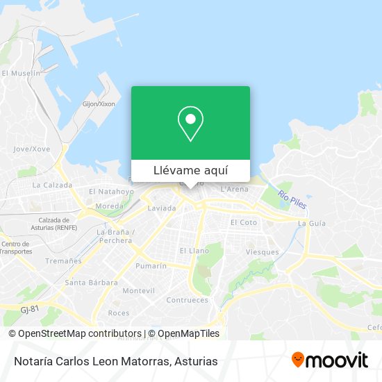 Mapa Notaría Carlos Leon Matorras
