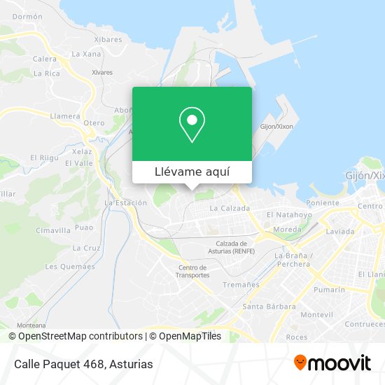 Mapa Calle Paquet 468