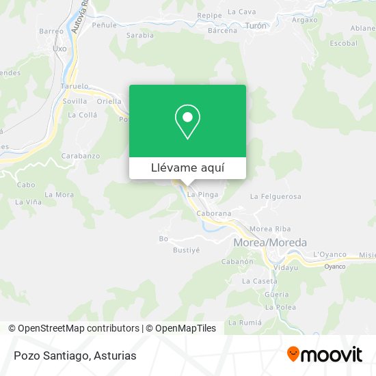 Mapa Pozo Santiago