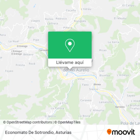 Mapa Economato De Sotrondio