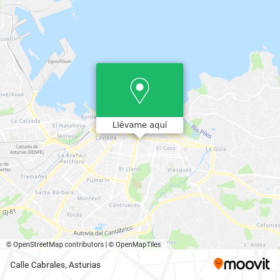 Mapa Calle Cabrales