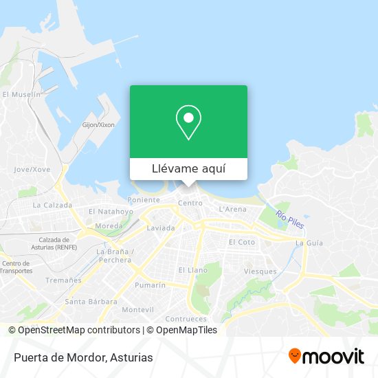 Mapa Puerta de Mordor