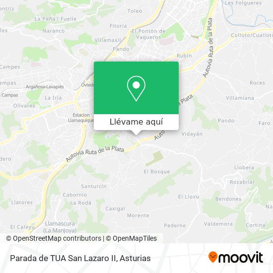 Mapa Parada de TUA San Lazaro II