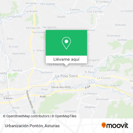 Mapa Urbanización Pontón