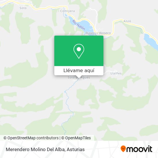 Mapa Merendero Molino Del Alba